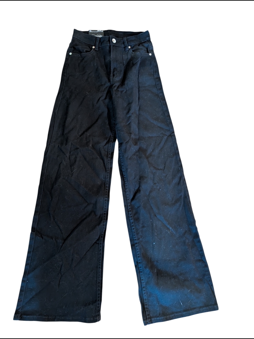 H&M Black Women's Bootcut Jeans - Wide Leg Flare New